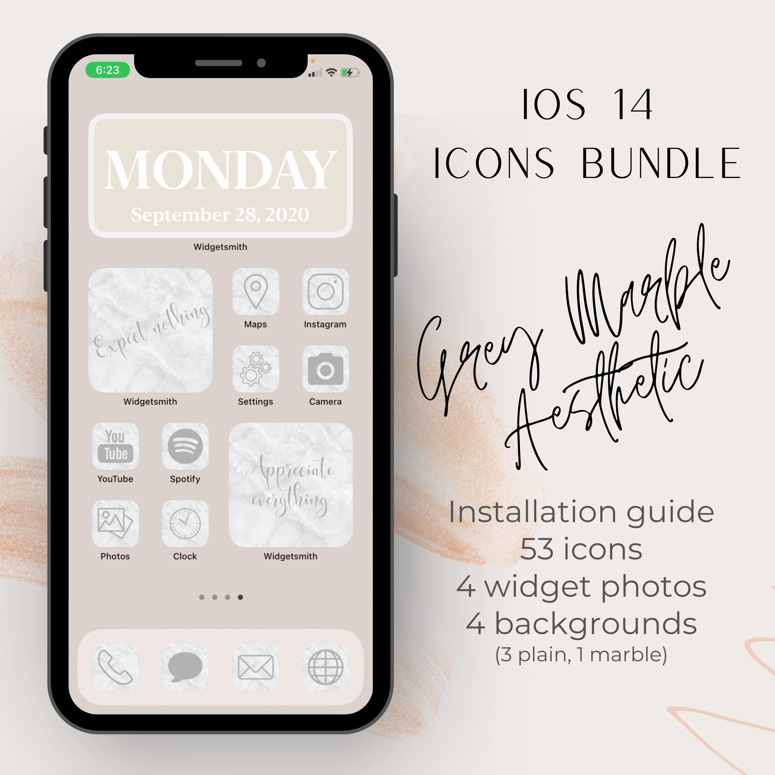 Marble Aesthetic Grey Marble Aesthetic Ios 14 Marble Etsy Marble Aesthetic Grey Marble Aesthetic Ios 14 Marble Etsy