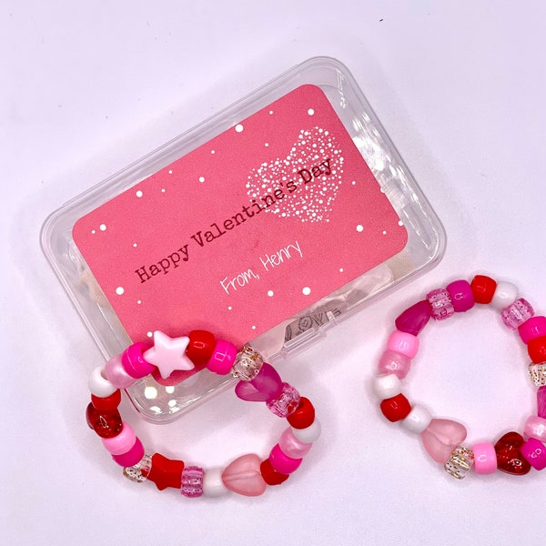 Valentine’s Day Favors / Make your own Bracelet kit