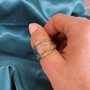 Gold Spoon Ring