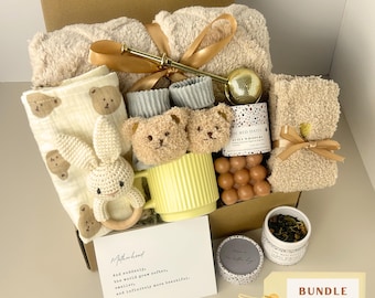 New Mama Self-Care Gift Box | Postpartum Care Package, Baby Shower, Push Present