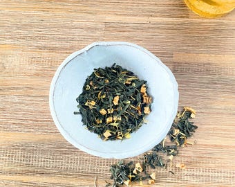 Lemon Meringue: Moderate Caffeine, Green Tea