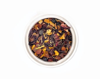 Organic Hibiscus Herbal Tea |  Handcrafted in Small Batches | Caffeine-Free