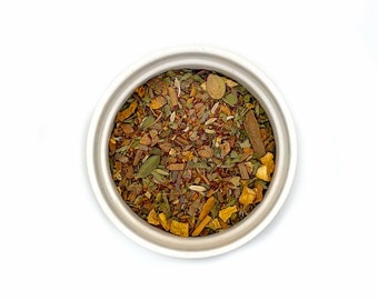 Organic Solstice Chai Herbal Tea | Handcrafted in Small Batches |  Caffeine-Free