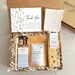 Tea Time Gift Box | Honey & Dipper, Infuser, Biscotti, Organic Chocolate | Personalized Card Thank you Thinking of You For Her Mom Coworker 