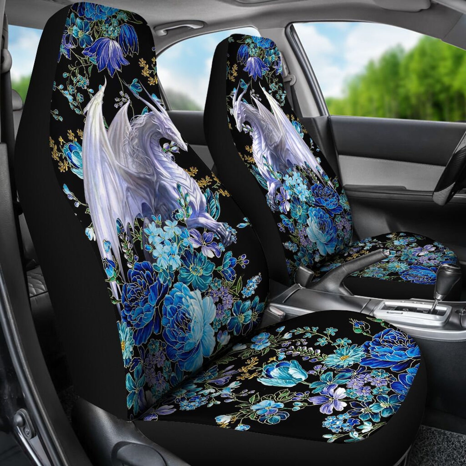 Dragon Seat Covers W Cover Gifts Printed Great Gift Etsy