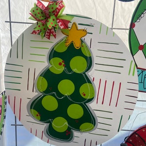 Christmas Tree Door Hanger