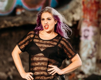 Smokescreen Sheer Tee