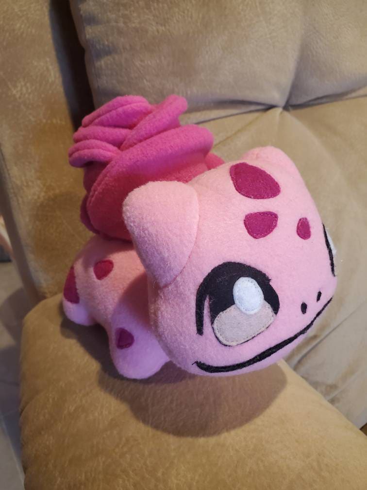 pink bulbasaur plush