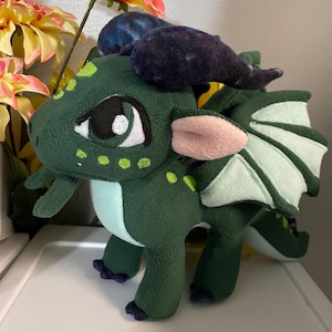 Handmade, Made to Order Dragon Plush: Personalize!! Sea
