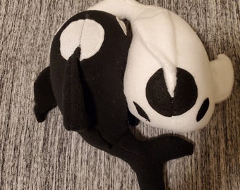 Handmade Plush Yin & Yang Koi: Personalize colors!