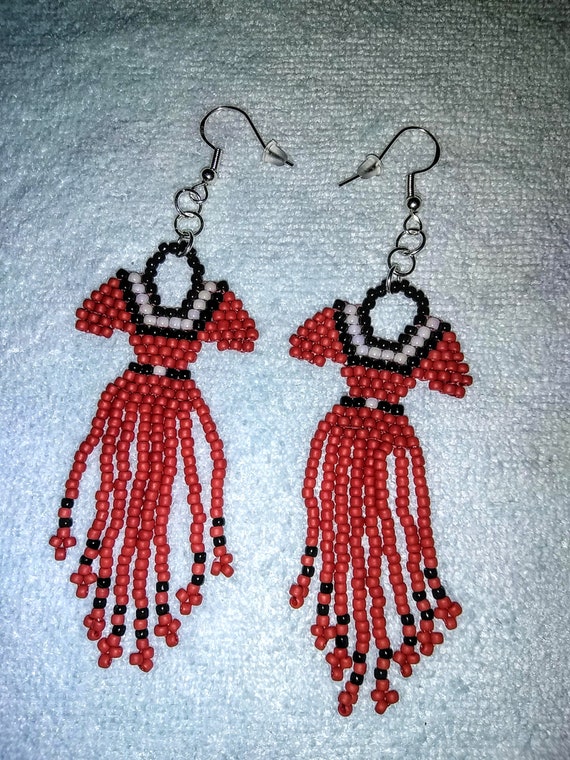 open lace back dress Handmade Origami Earrings – Party Dress with Swarovski Crystals – Hey, it's  Parry main image 1