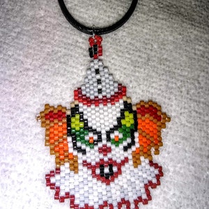 Evil clown necklace