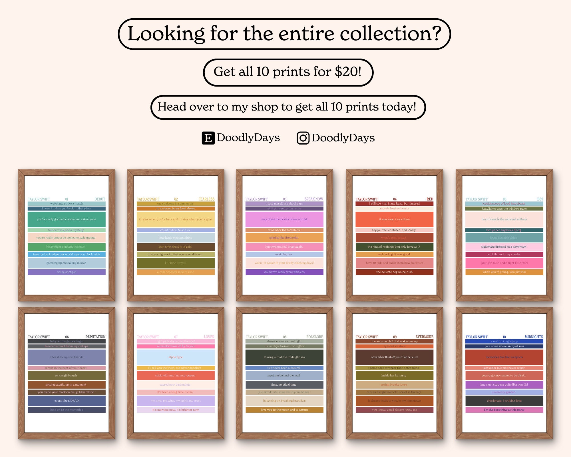 Taylor Swift Debut Album Color Palette Taylor Swift Fan Art Color ...