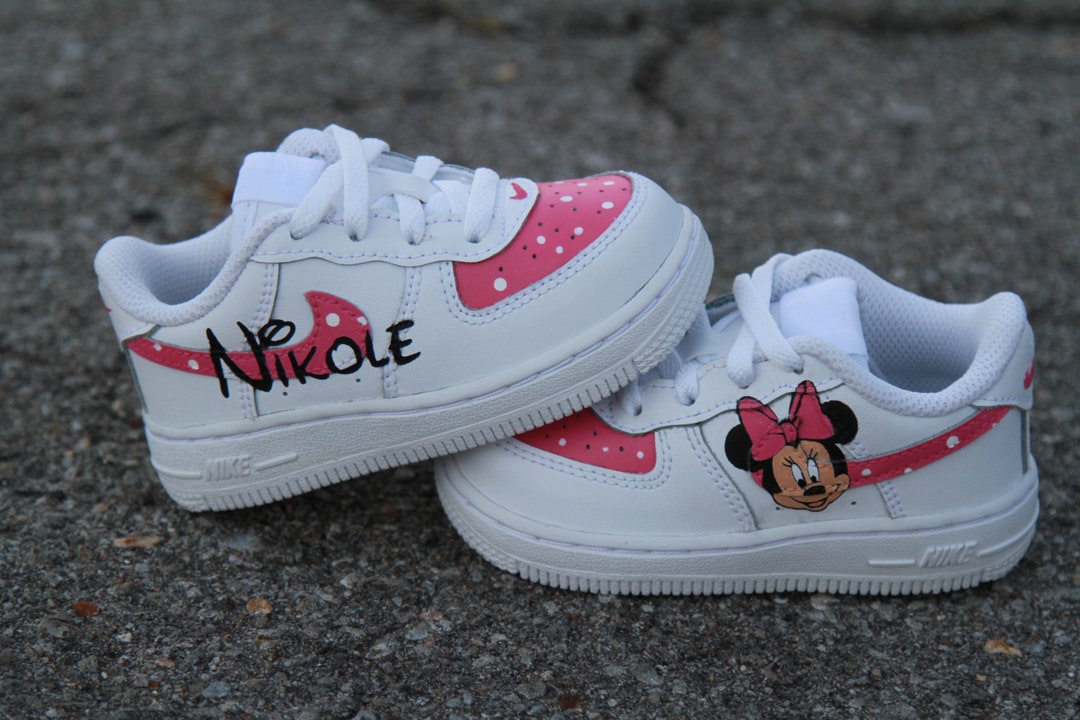 Custom Minnie Mouse Nike Af1s - Etsy
