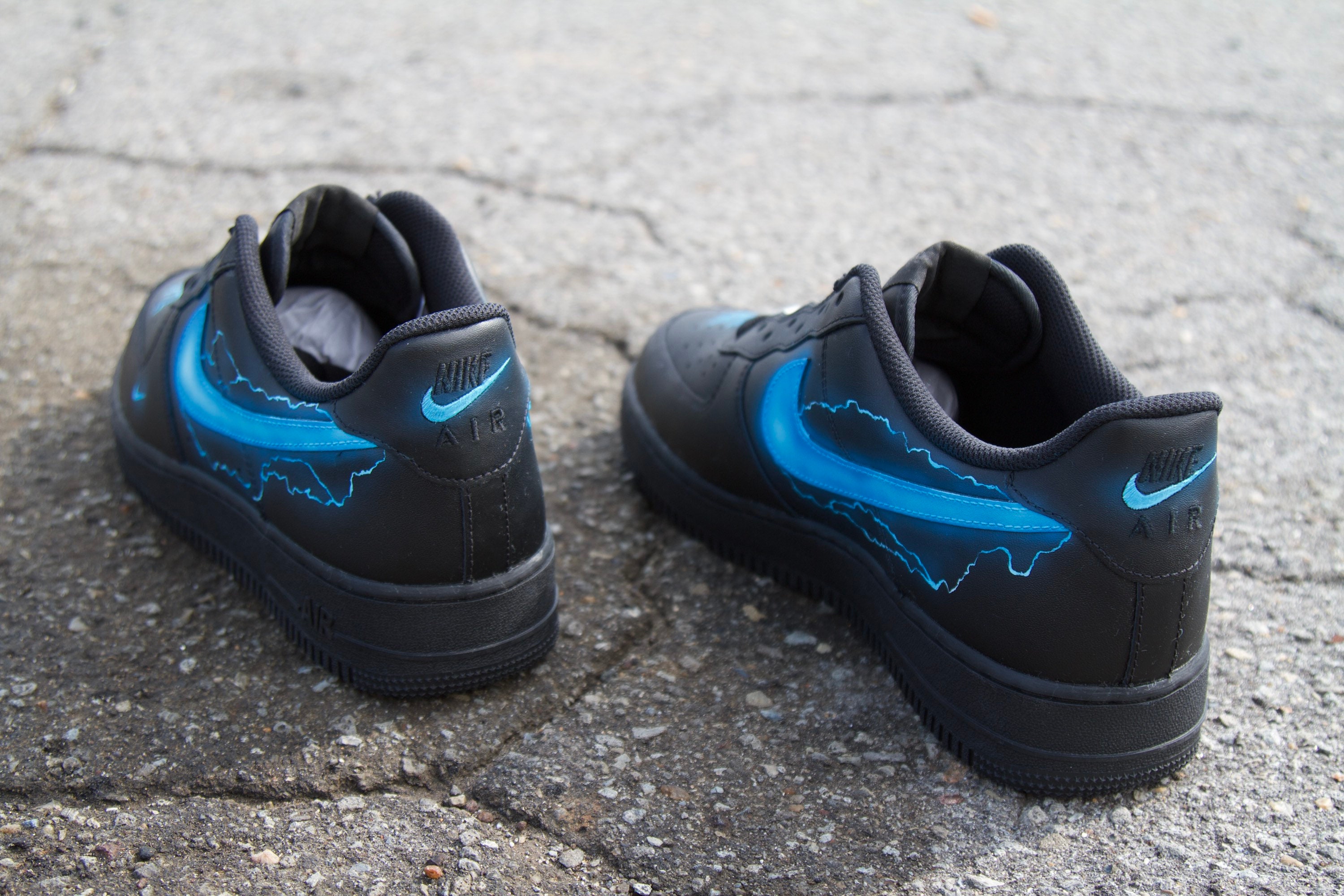 Nike air force shop 1 custom lighting