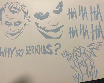 Joker Vinyl Stencil