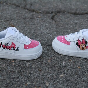 Custom Minnie Mouse Nike Af1s - Etsy