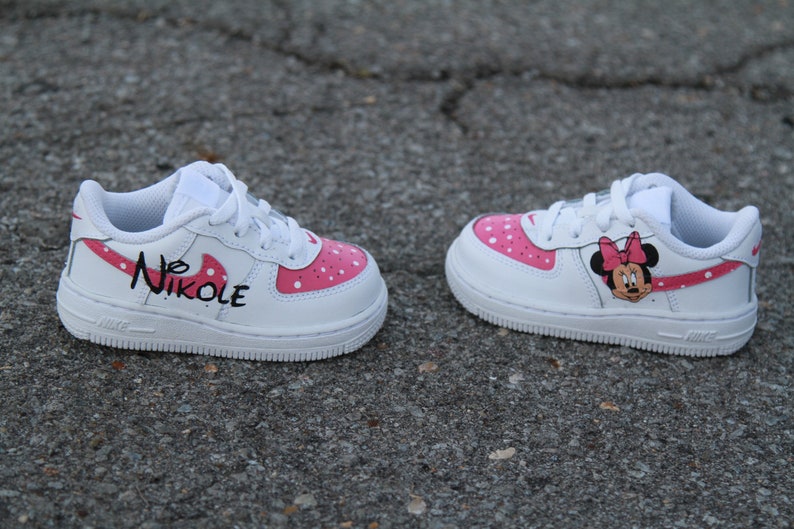 Custom Minnie Mouse Nike Af1s - Etsy