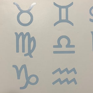 Zodiac Vinyl Stencil
