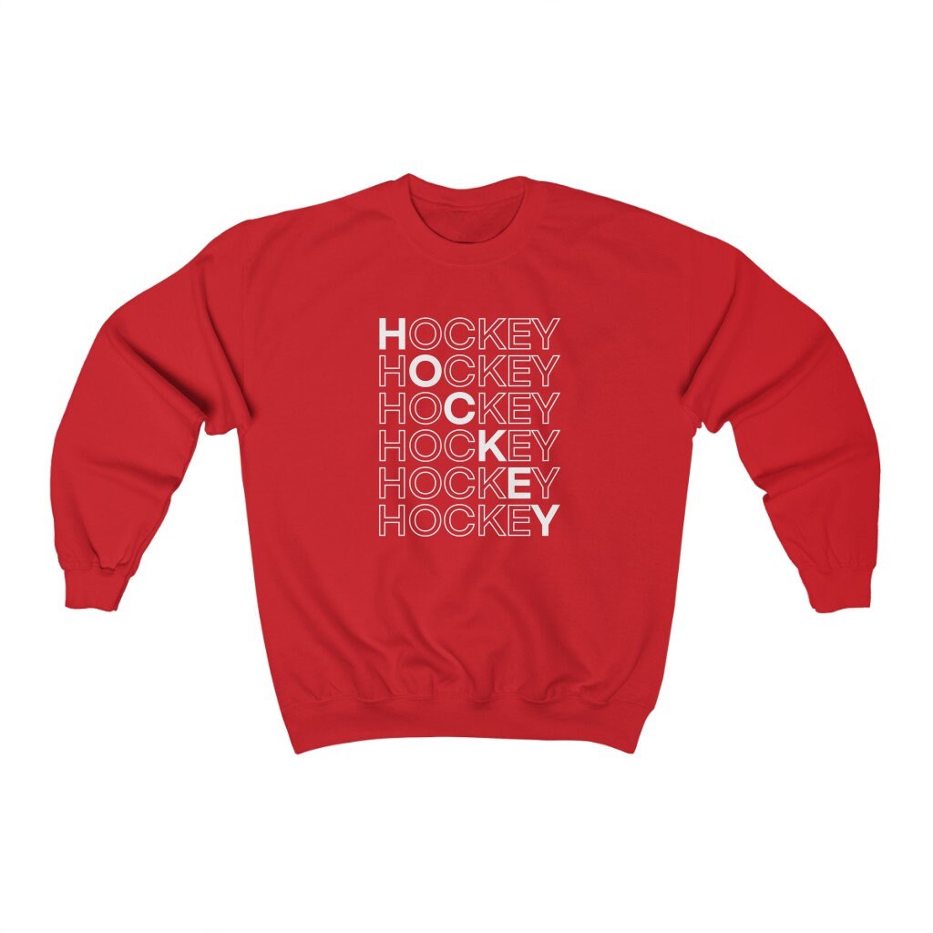 Hockey Sweatshirt, Hockey Mom Sweater, Cosy Winter Sweatshirt - Etsy.de