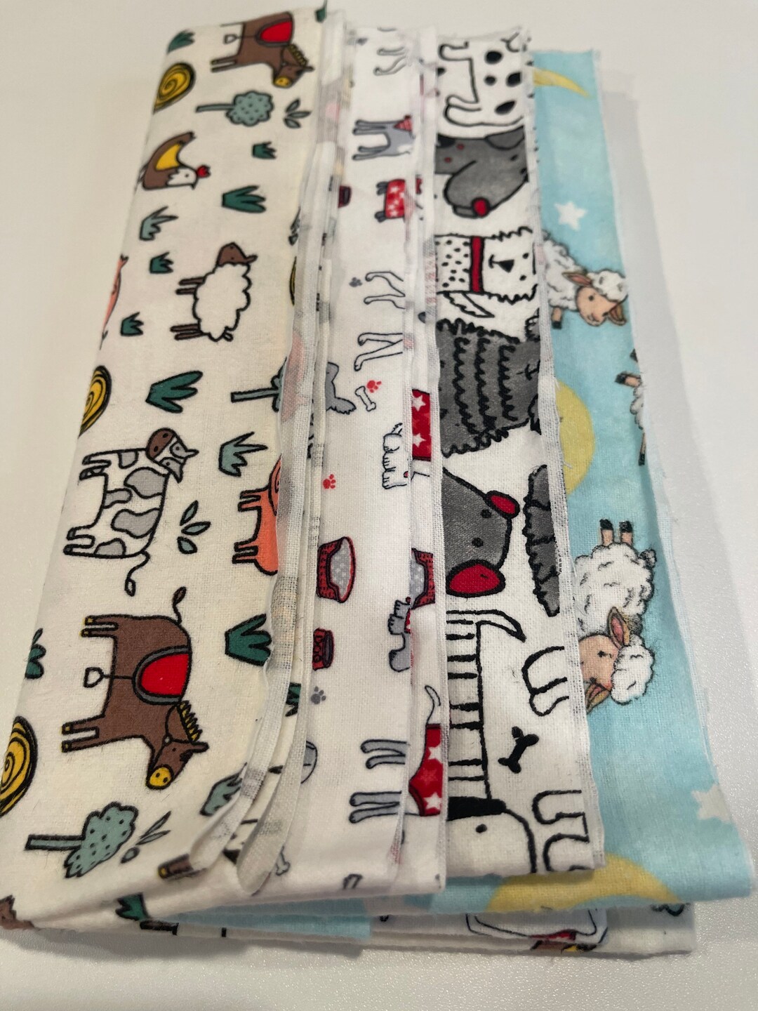 Fat Quarter Bundles Farm Animals and Pet Friends 4 Fat Quarter Etsy