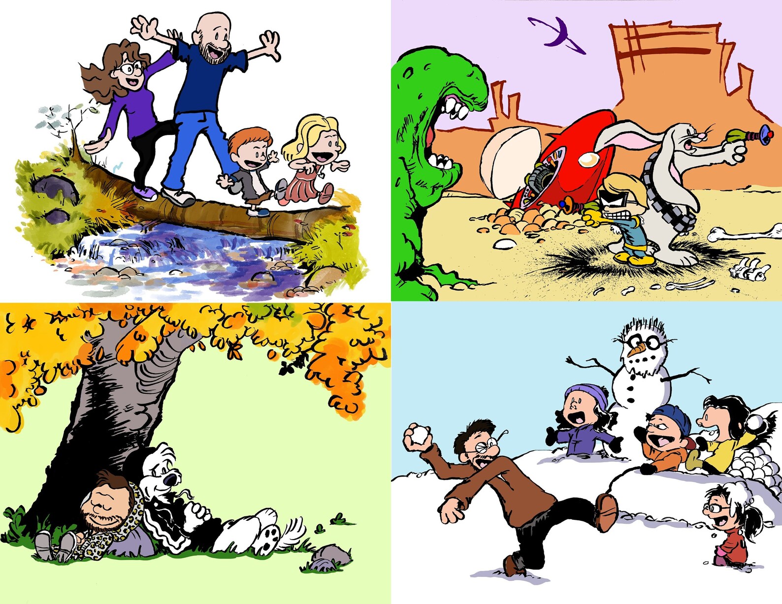 Custom Calvin & Hobbes Art Archive Personalized Portrait | Etsy