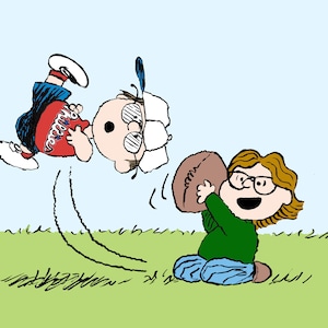 Retrato personalizado de la pandilla de Peanuts: personalizado a partir de tus fotos al estilo Charlie Brown: ilustración original, regalo para familiares o mascotas