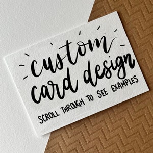 Custom Handmade Greeting Card | Greeting Card | Pun Greeting Card | Congratulations Card | Birthday Card | Wedding Card | Thank You Card