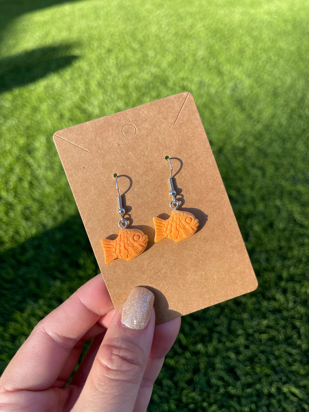 Bungeoppang Fishshaped Pastry Earrings Etsy