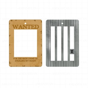 Wanted Acrylic Photocard Holder with Stand