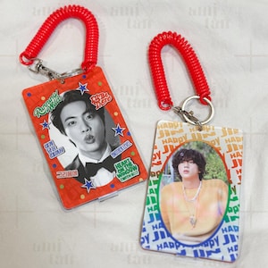 Jin Happy Double-sided Photocard Holder with Stand