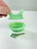MINI Glass, Hen On Nest Salts, 4 COLOR OPTIONS