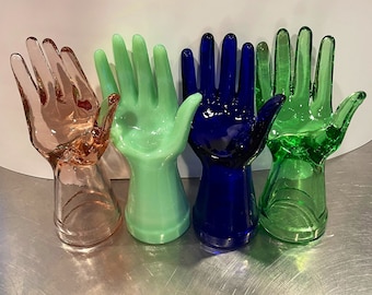 Glass Hand Ring Holder 4 color options