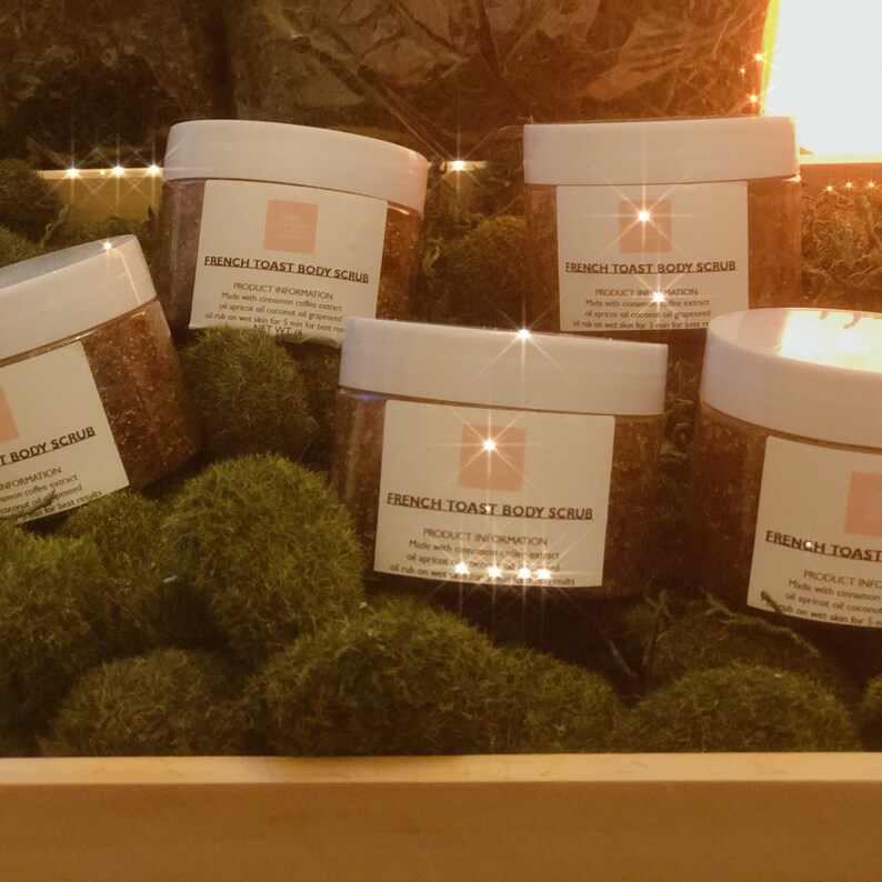 French Toast Body Scrub Etsy