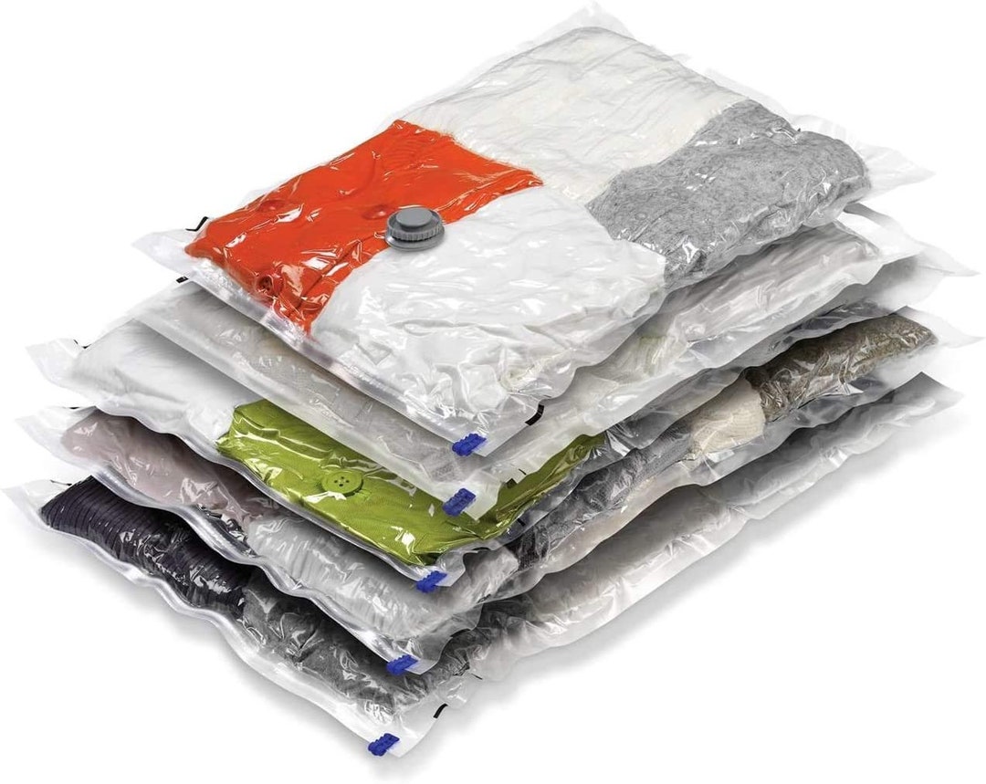 Vacuum Storage Bags 40x30 Inch. 5 Pack. Save 80% on Clothes Storage Space  Vacuum Sealer Bags for Comforters, Blankets, Bedding, Clothing 