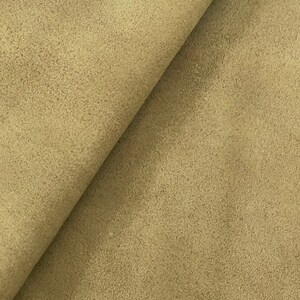 Olive Thin and Soft Goat Suede Leather, Soft Leather, Suede Leather