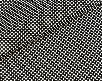 White on Medium Black Polka Dot Print Genuine Leather Sheets for Craft, Polka Dots Leather, Black and White Polka Dots Leather