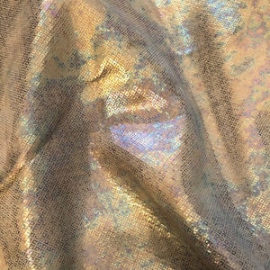 Iridescent Tiny Diamond Leather, Genuine Leather Sheets for Craft, Iridescent Leather