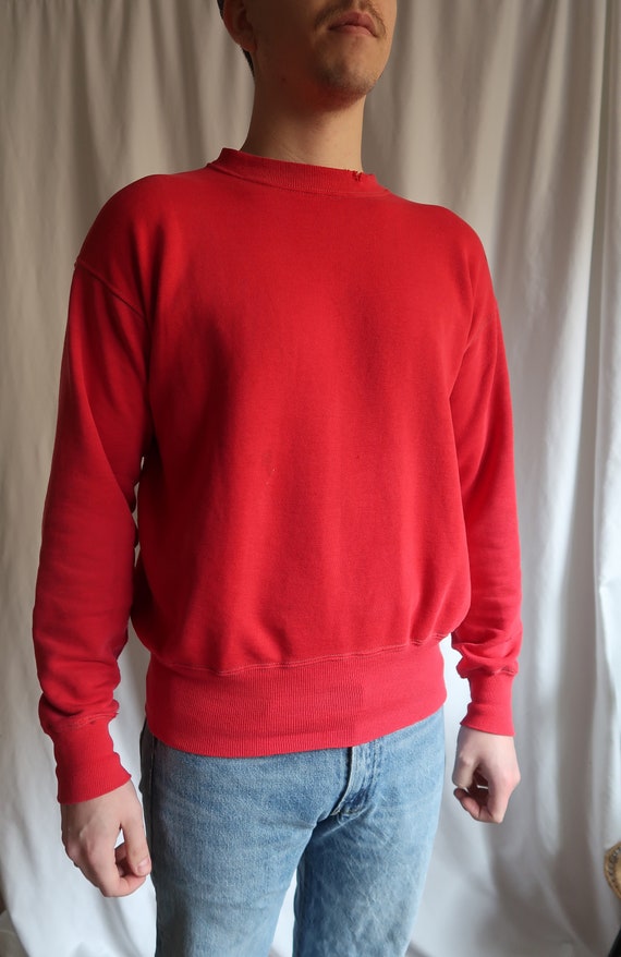 Vintage Pilgrim Crew Neck 60s Red Sears Sweatshirt