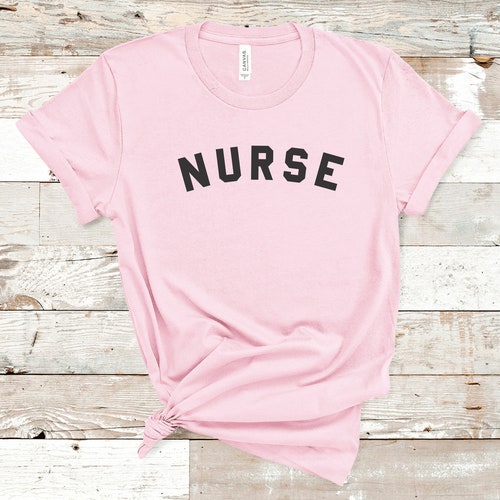 NURSE SHIRT for Work Black RN Tshirt Cotton Nurse Uniform Etsy