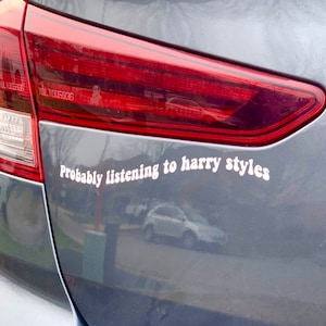 Listening to One Direction/Solo Vinyl Decal Stickers