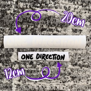 One Direction Vinyl Decal Sticker