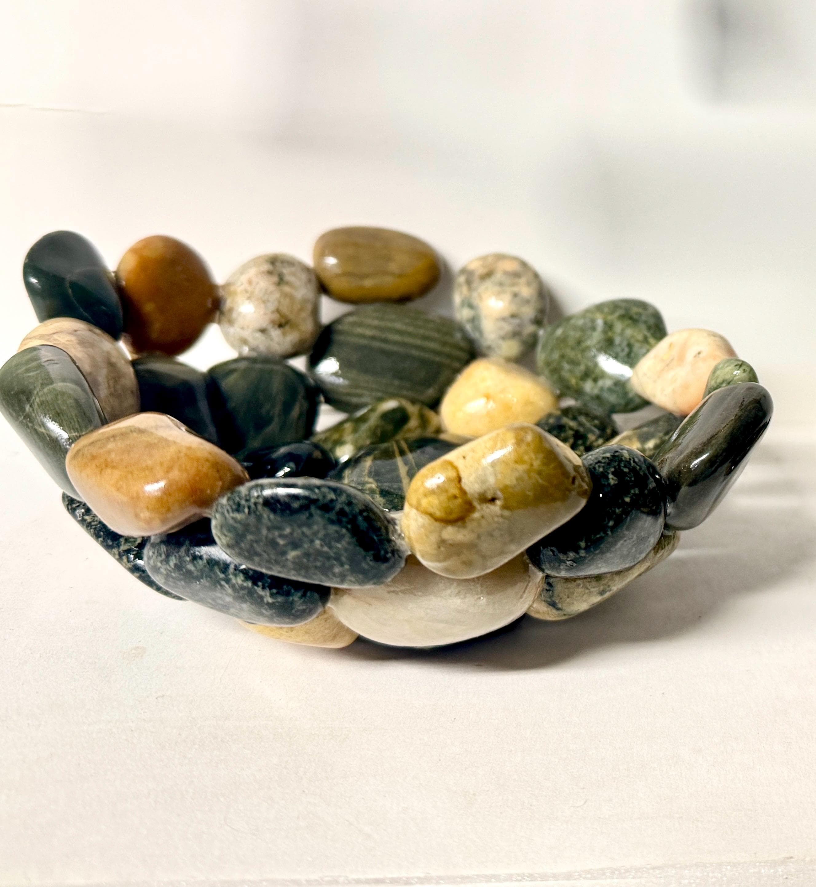 Handcrafted Rock Bowls – Michigan Pudding Stones, Coral Fossils, and ...