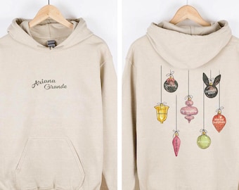 Ariana Grande Ornament Hoodie Inspired - Remake - Sand