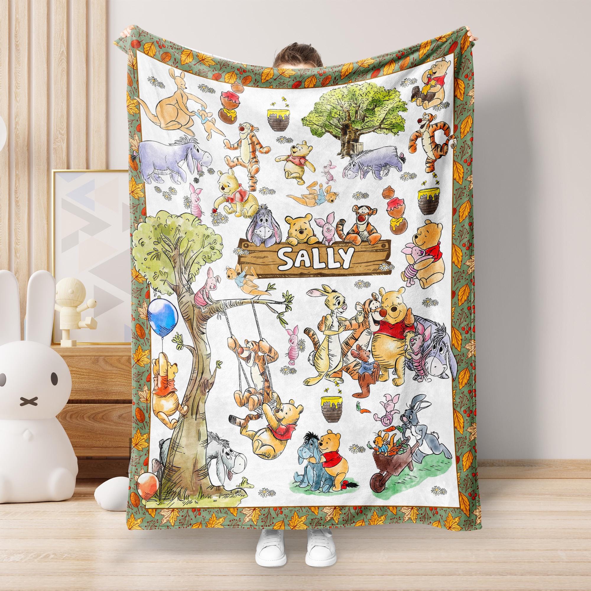 Winnie the pooh blanket adult sale