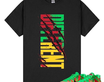 Shirt To Match Ja 3 Jurassic Park Explorer Sneaker Matching Tee EP Green Spark Black University Red Dynamic Yellow Different Shirt