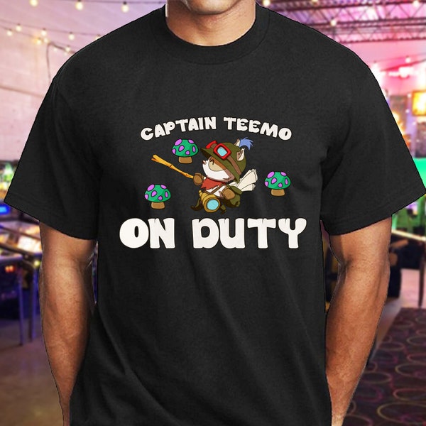 Captain Teemo On Duty League of Lengends Short-Sleeve Unisex T-Shirt
