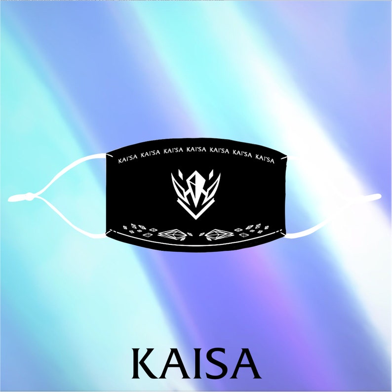 League of Legends KDA Line Art Fan Made Mask Gamer Gift Mask Etsy