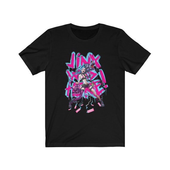 League of Legends Jinx Was Here Short-sleeve Unisex T-shirt 