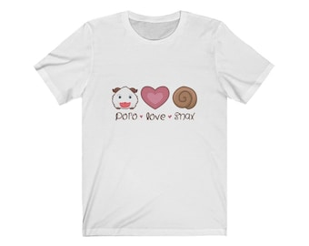 League of Legends Poro-Love- Snax Short-Sleeve Unisex T-Shirt